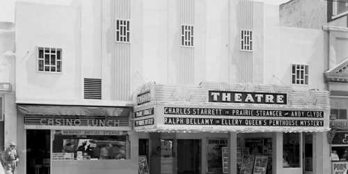 The Casio Theatre, seen here in an external shot, form across the street, in the early Twentieth Centrury has more than its fair share of ghosts